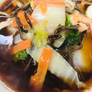 五目あんかけラーメン